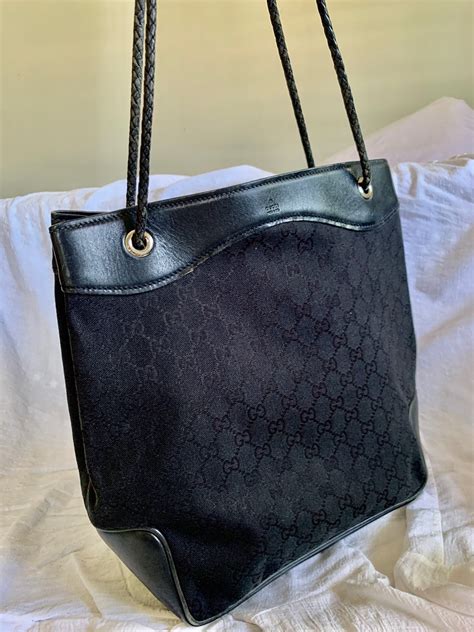 gucci black monogram bag